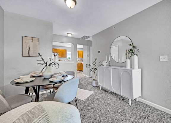 Living Area with Overhead Lighting