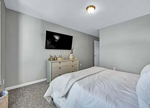 Bedroom with Plush Carpeting