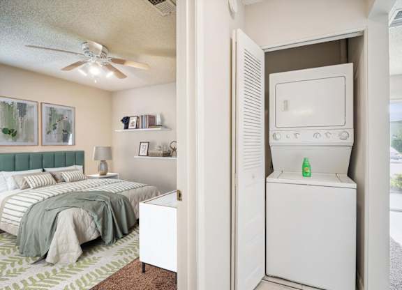 Bedroom with Plush Carpeting