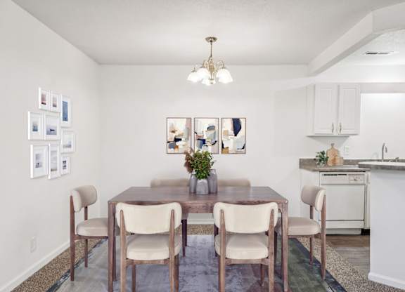 Separate Dining Area with Overhead lighting