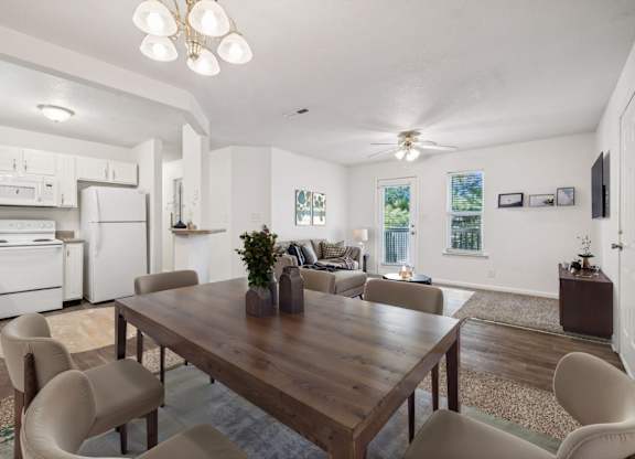 Spacious Living Area with Carpet