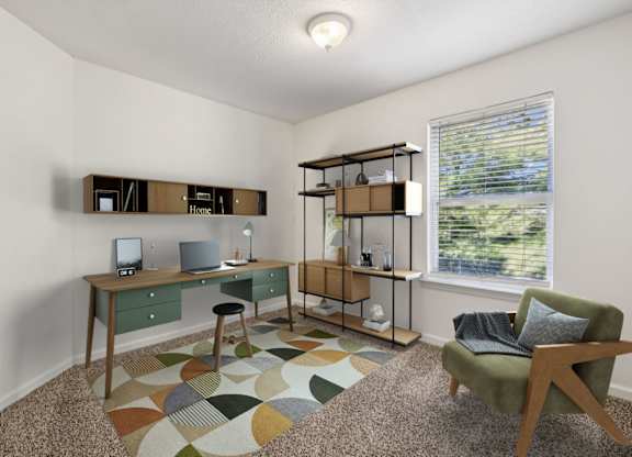 Office Space with Carpet