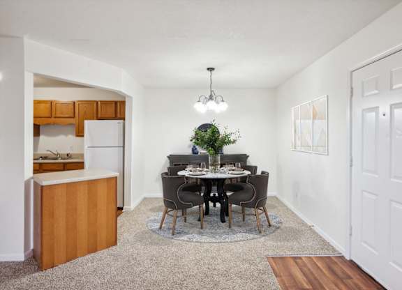 Separate Dining Area with Overhead lighting