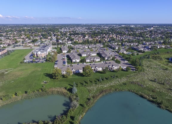 Ariel View of the Lakeside Park Community