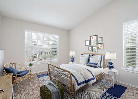 Bedroom with Abundant Natural Light