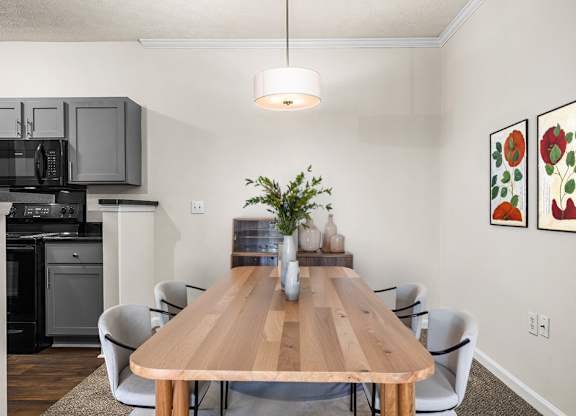 Separate Dining Area with Overhead lighting