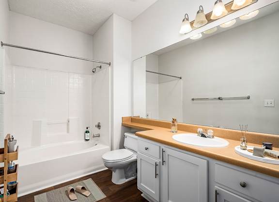 Bathroom with White cabinetry