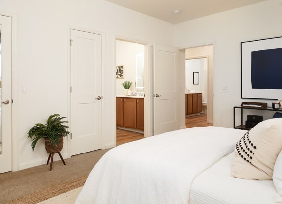 Spacious Bedroom with Attached Bathroom