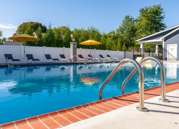 Inviting Outdoor Pool with Lounge Furniture