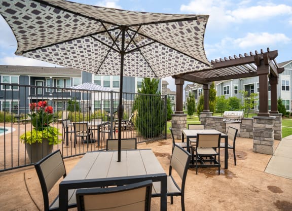 Sun Umbrella at the Outdoor Terrace