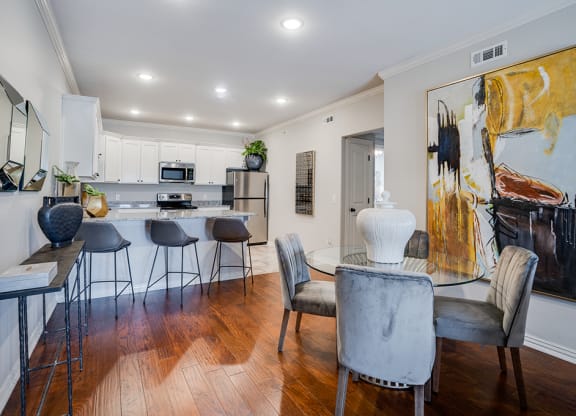Open Concept Kitchen and Dining Area