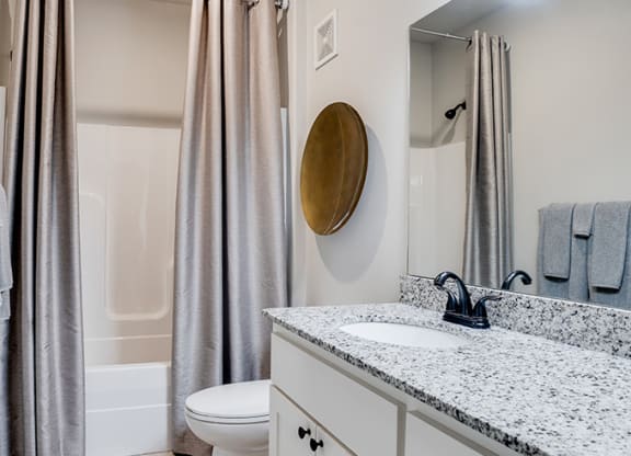 Bathroom with Large Shower and Tub