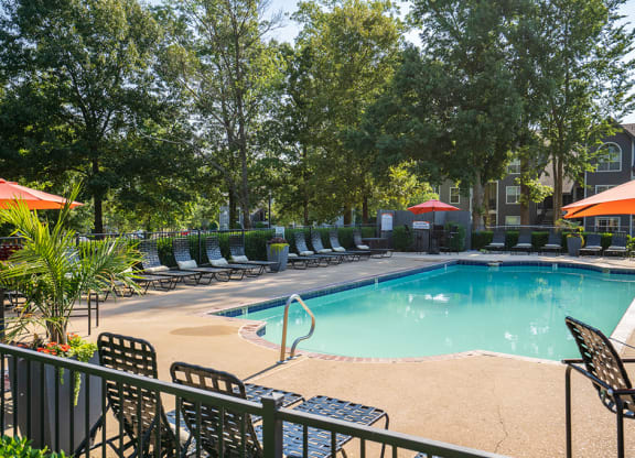 Large Pool Sundeck