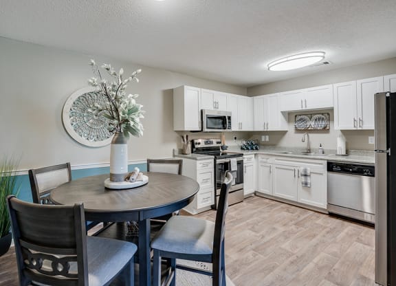 Open Concept Kitchen and Dining Area