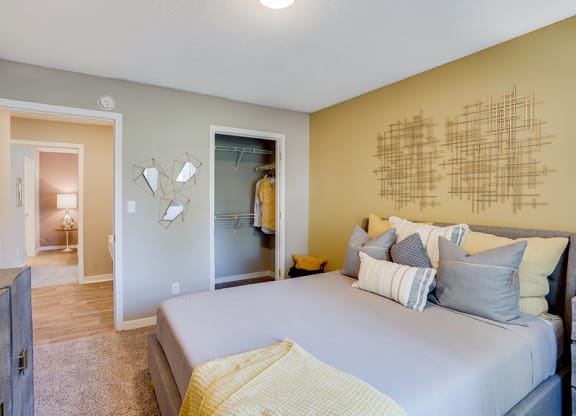 Bedroom with Large Walk In Closet