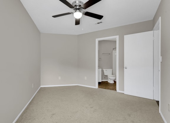 Spacious Bedroom with Plush Carpeting