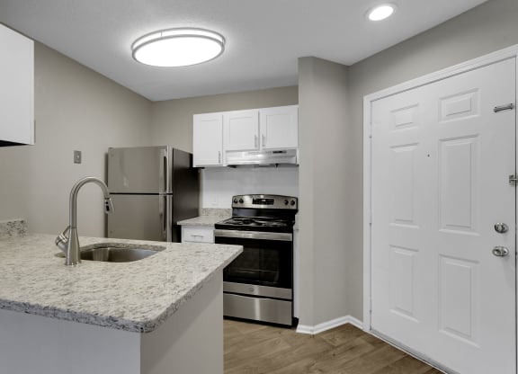 Renovated Kitchen with Granite Countertops