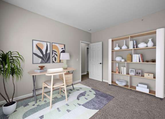 Office Space with Carpet