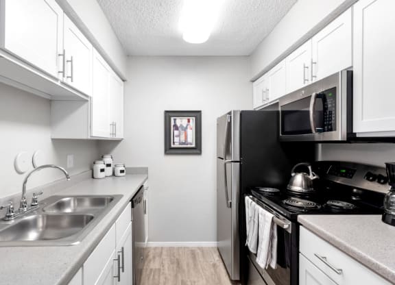 Kitchen With Stainless Steel Appliances