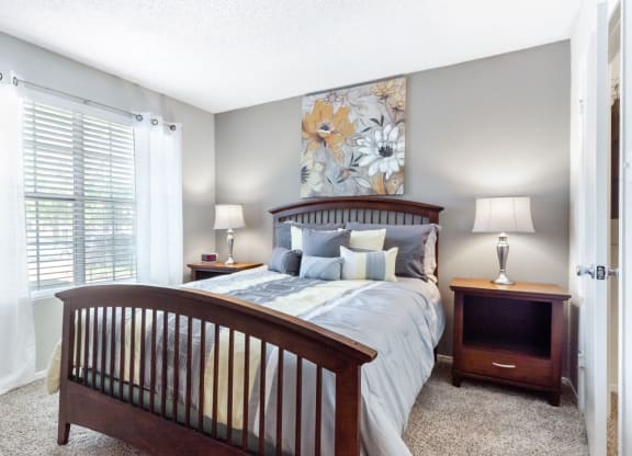 Bedroom with Plush Carpeting