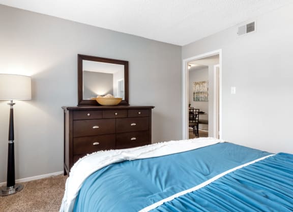 Bedroom with Plush Carpeting