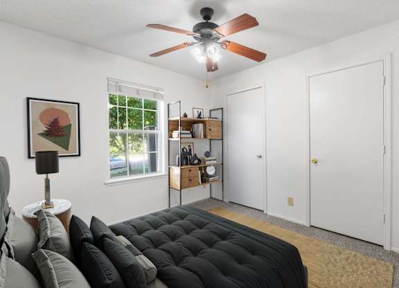 Bedroom with Abundant Natural Light