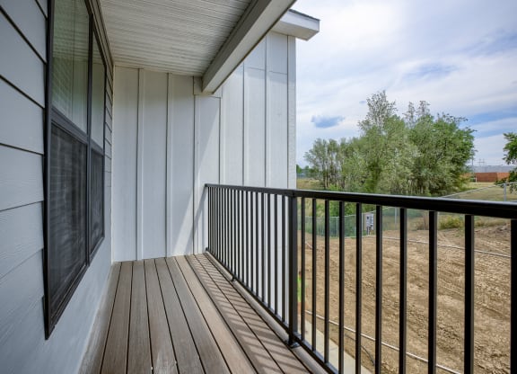Balcony with Wooded Views
