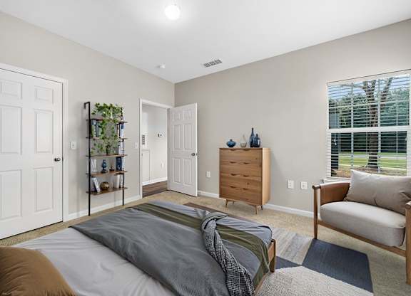Bedroom with Abundant Natural Light