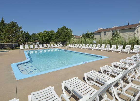 Outdoor Pool with Shallow Steps