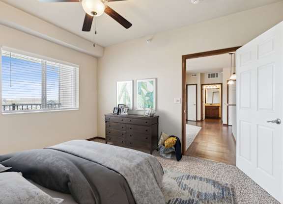 Bedroom with Abundant Natural Light