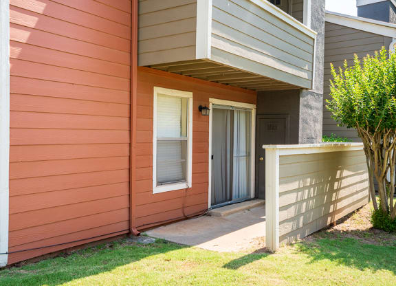 Window Overlooking Exterior Patio Space