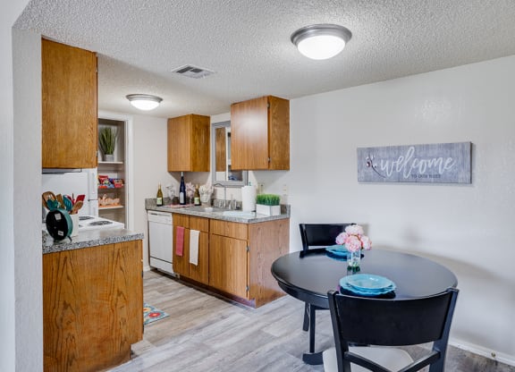 Open Concept Kitchen and Dining Area