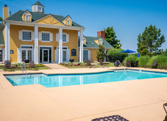 Large Pool Sundeck