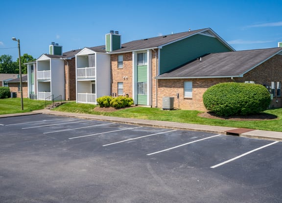 Parking Spaces in Front of Rivergate Meadows Apartment Building