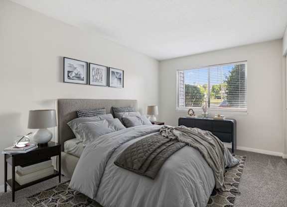 Bedroom with Plush Carpeting