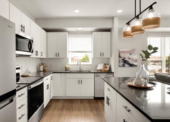 Fully Equipped Kitchen with Stainless Steel Appliances