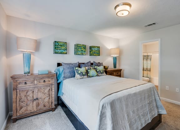 Bedroom with Attached Bathroom