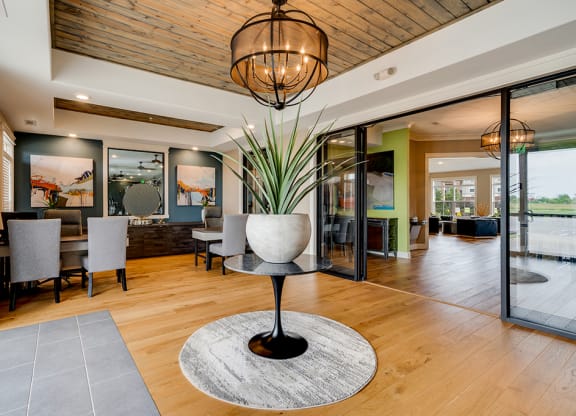 Interior Entrance to the Sullivan Square Clubhouse