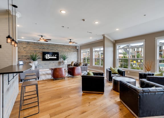 Clubhouse Lounge and TV Area