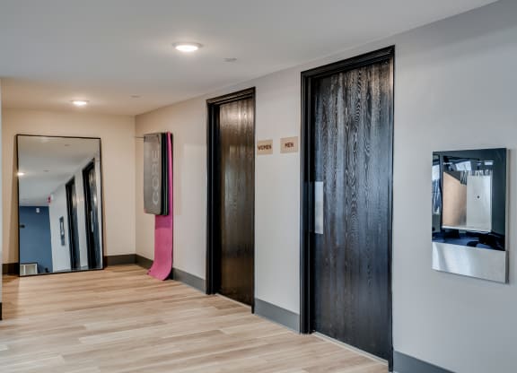 Attached Bathrooms in the Fitness Center