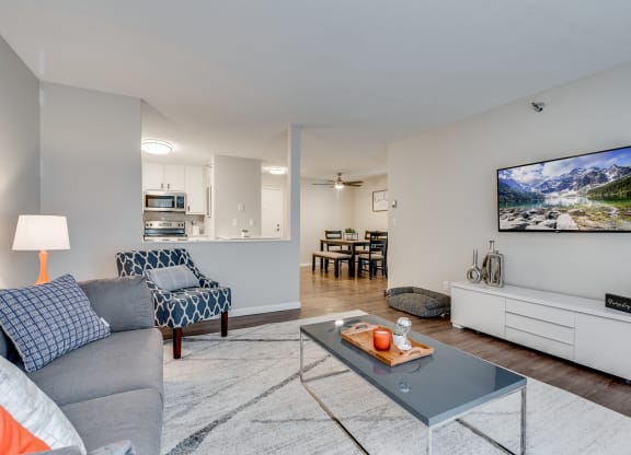 Open Concept Living With Dining & Living Room