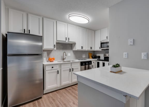 Kitchen With Stainless Steel Appliances