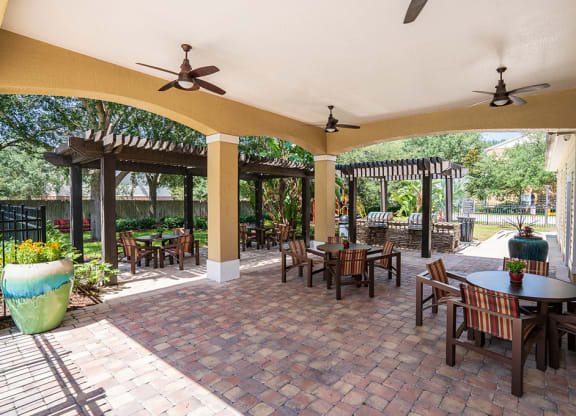 Outdoor Grilling and Picnic Area