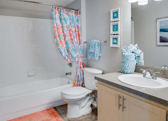 Bathroom with Tile Floor