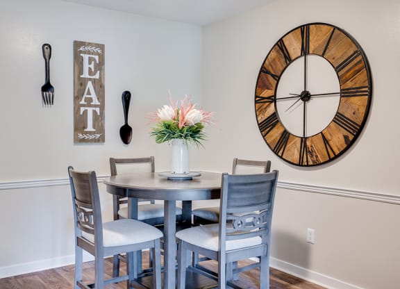 Dining Room with Crown Molding