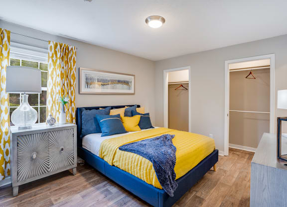 Bedroom with Two Closets