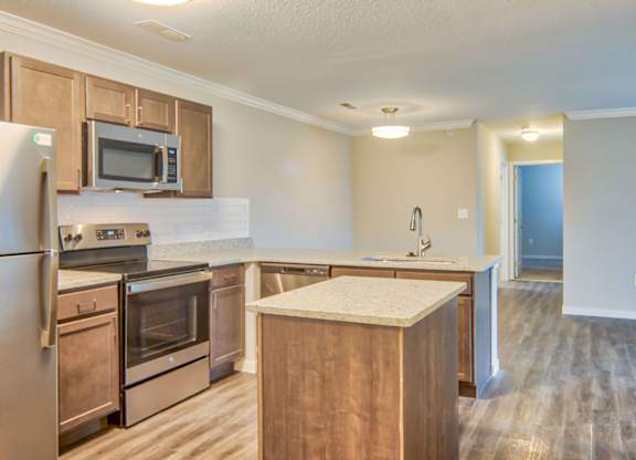 Fully-Equipped Kitchen with Stainless Steel Appliances