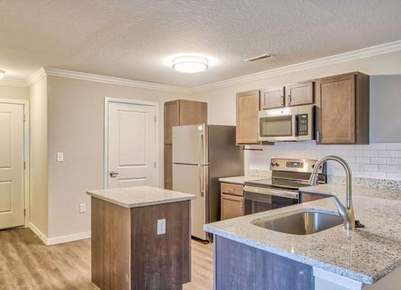 Fully Equipped Kitchen with Stainless Steel Appliances