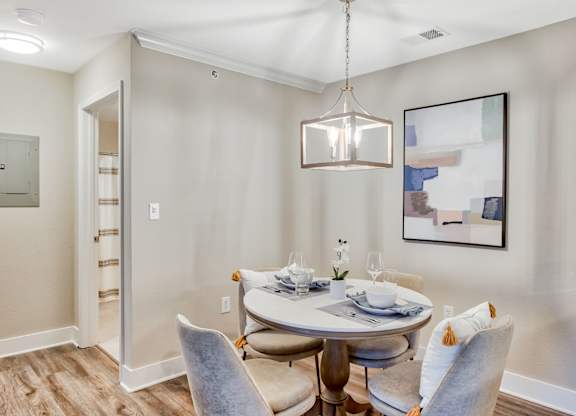 Separate Dining Area with Overhead lighting