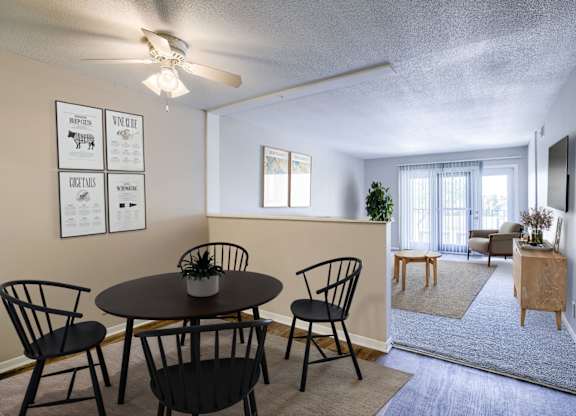 Separate Dining Area with Overhead lighting